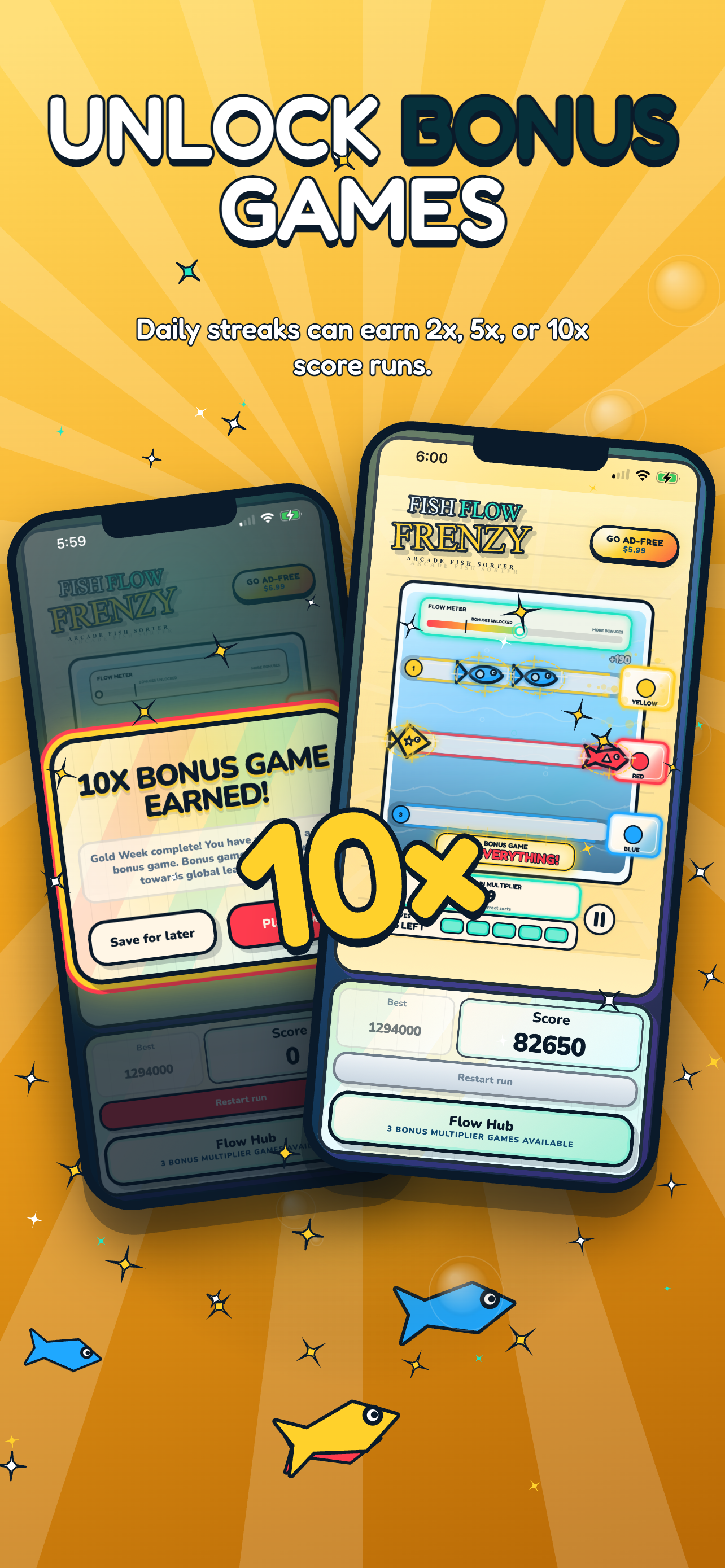10x bonus game in progress